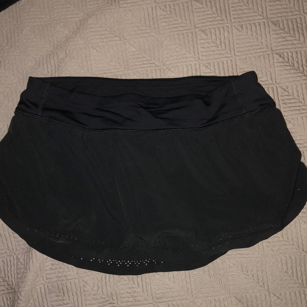 rare black lululemon skirt